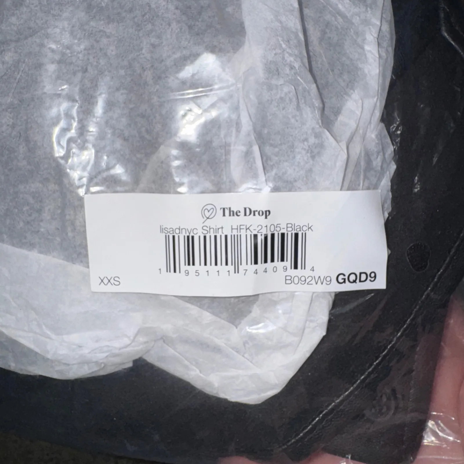 The Drop Lisadnyc Black Faux Leather Utility Shirt Jacket XXS - Image 5