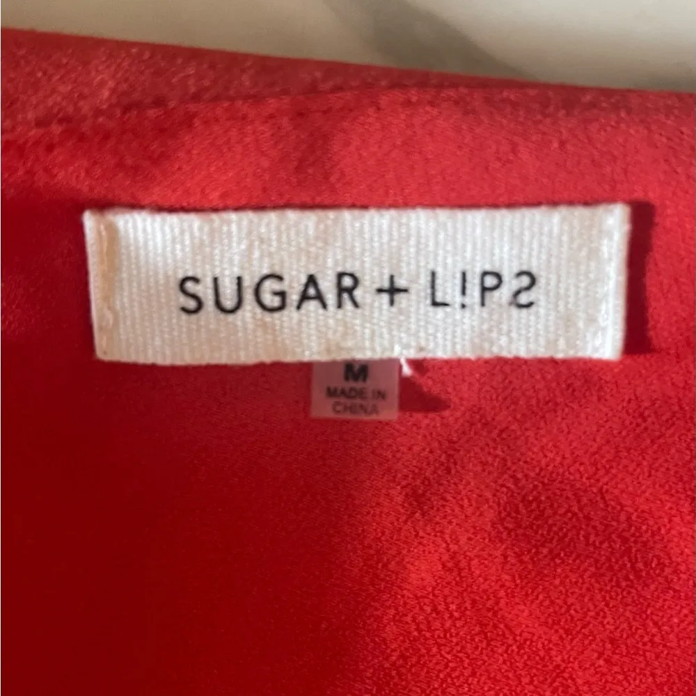 Sugar Lips Size M Red Cascade Ruffle One - Image 9