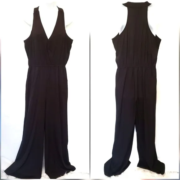 Cupcakes and Cashmere Womens Jumper Size Large Black Sleeveless Racerback Witchy - Image 2