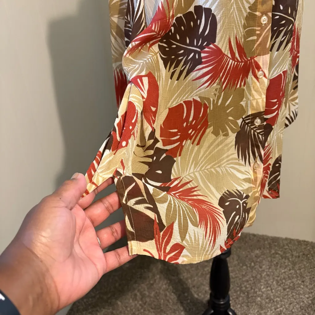 Alfred Dunner Women’s 24W Autumn Leaf Button - Image 2