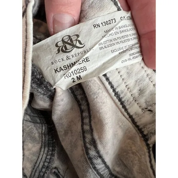 Rock & Republic Kashmiere‎ Jeans 2M Pink Cloud - Image 9