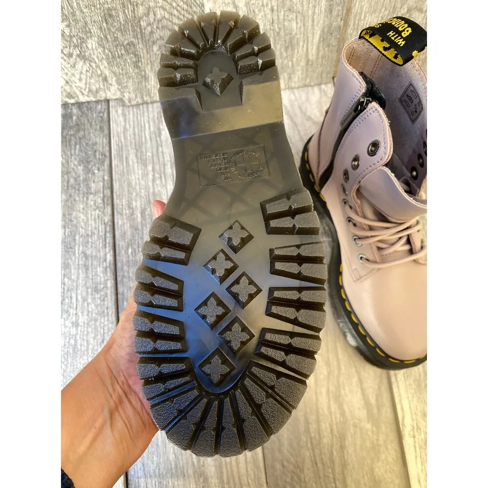 Dr. Martens Jadon 111 Platform Boots – Vintage Taupe Leather, Women’s Size 8 US - Image 4