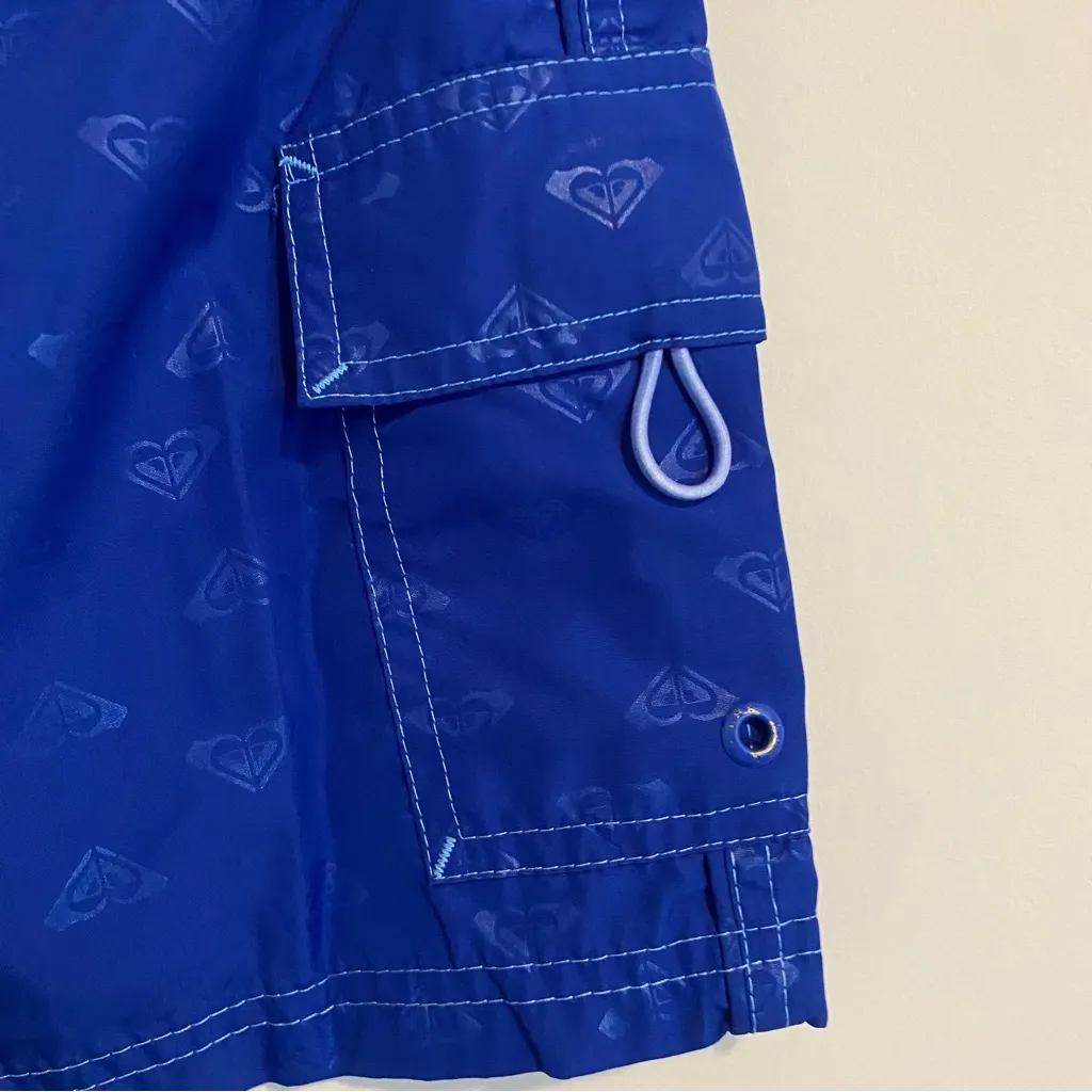 Roxy Quicksilver Blue Logo Swim Shorts size 7 - Image 7
