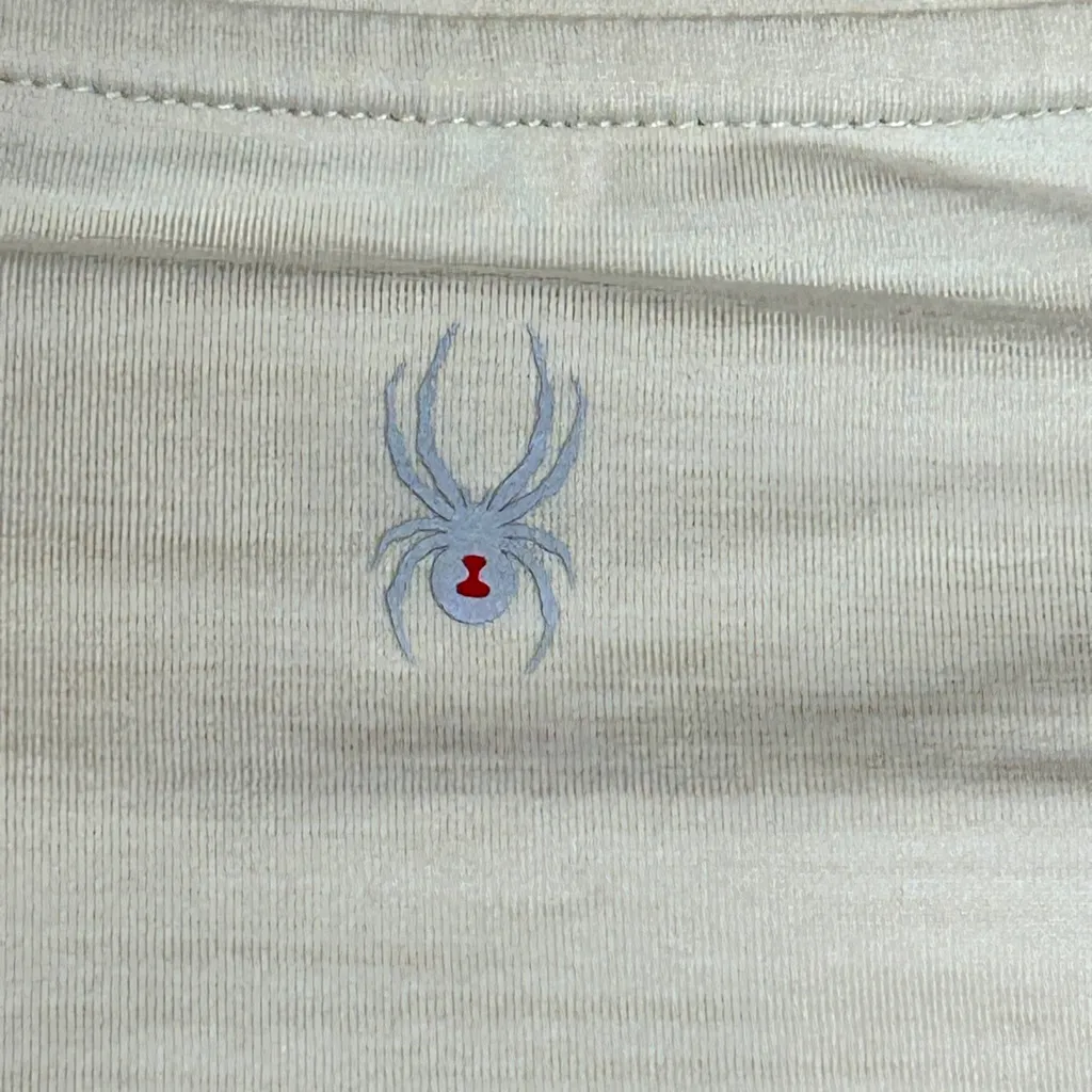 Spyder Active Women’s Short Sleeve Performance Tee Shirt Beige Medium - Image 9