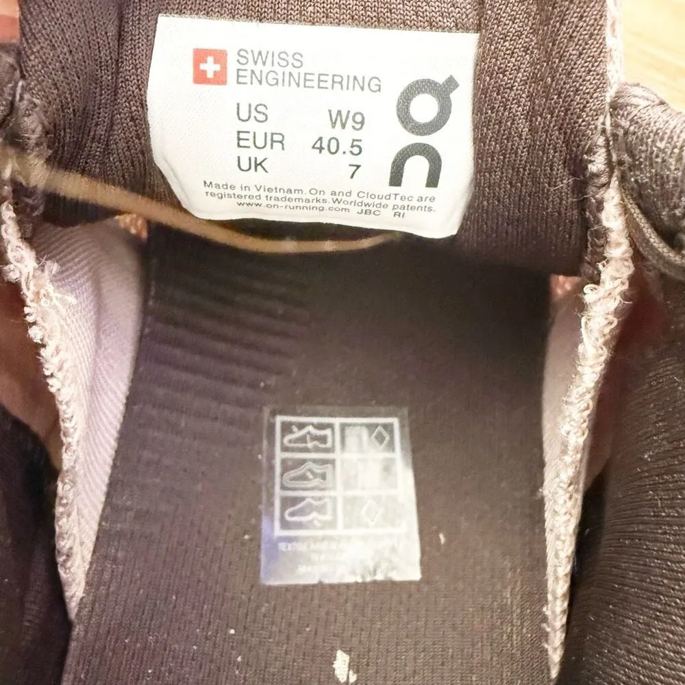 ON CLOUD | Running Women's Cloudstratus Sneaker Shoe Rosebrown Flare | Size 9 Tan - Image 10