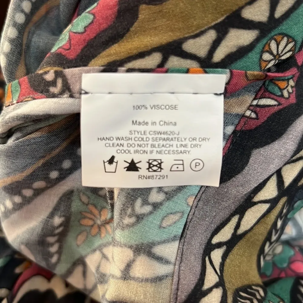 Johnny Was Stylish BoHo Chic Spezia Mosaic Pants - Image 5