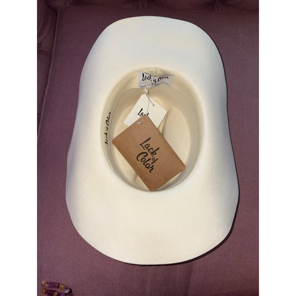 Lack of Color Ridge Cowboy in Ivory Small New Womens Western Beach festival - Image 4