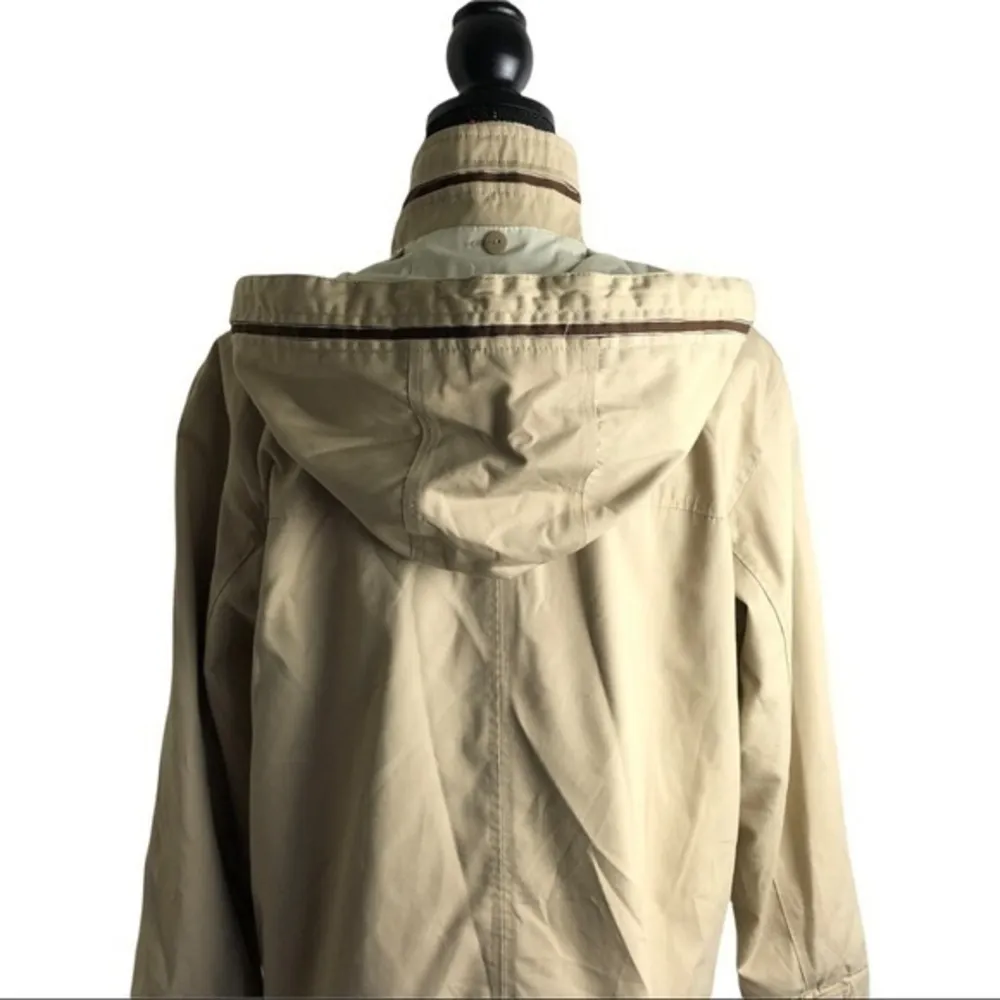 Mackintosh New England Removable Hooded High Neck Tan Anorak Jacket Size M Size M - Image 11