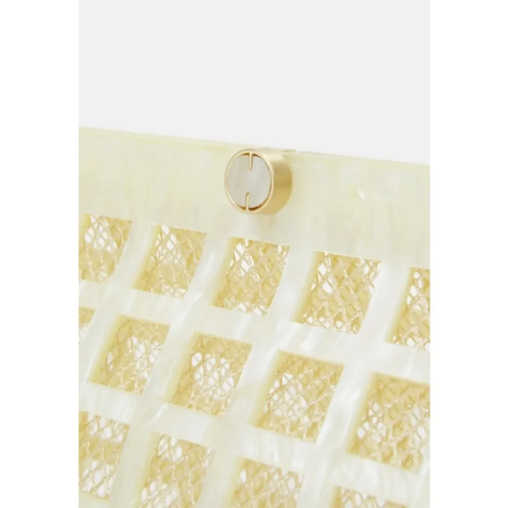 💕CULT GAIA💕 Alana Acrylic Shoulder Bag ~ Ivory NWT - Image 8