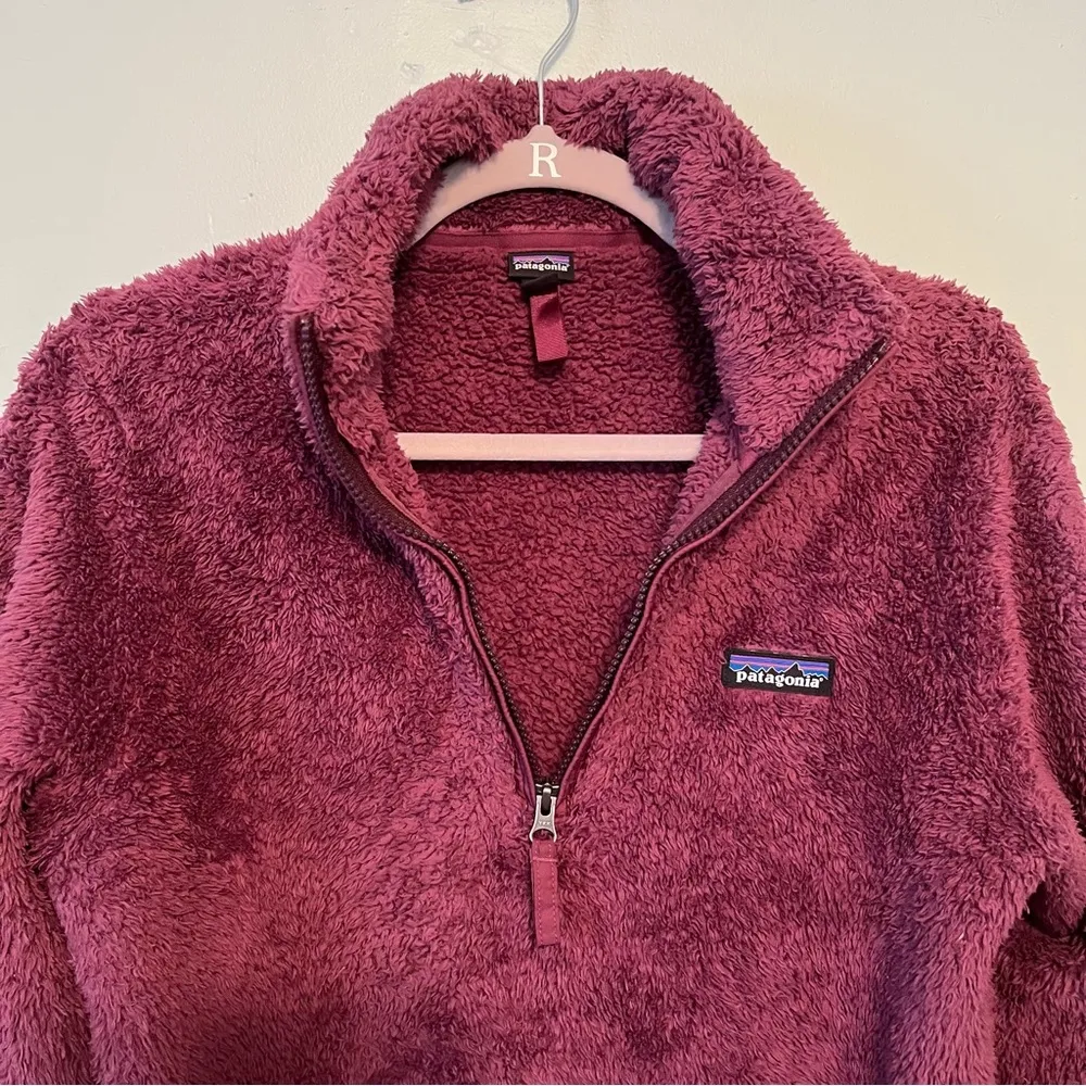 Patagonia Fleece Women's Los Gatos 1/4-Zip Light Balsamic Sz M EUC (Fall 2019) - Image 3