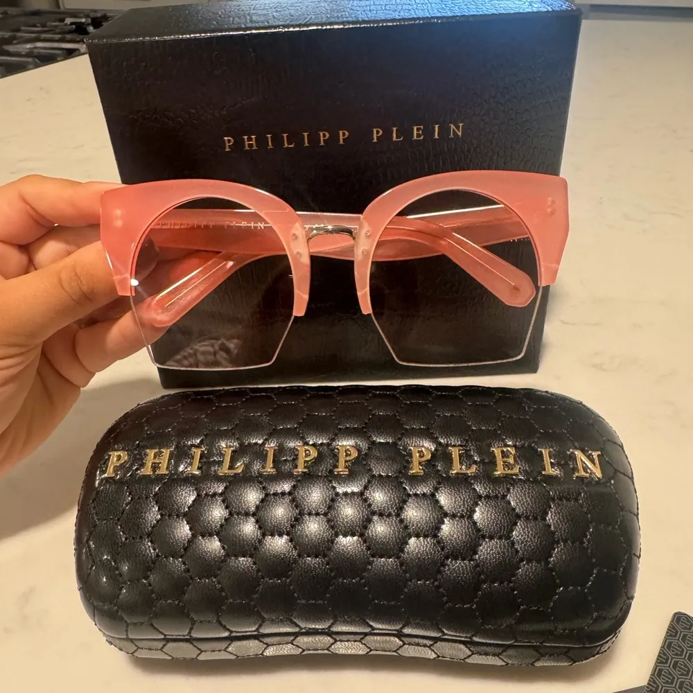 PHILIPP PLEIN statement rose pink Mirror geometric sunglasses 💕 - Image 11