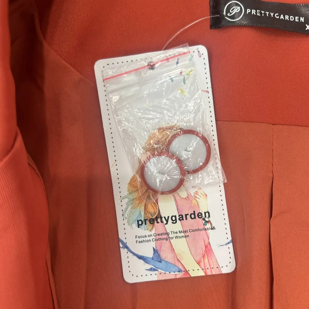 Pretty Garden NWT Orange Blazer B32 - Image 2