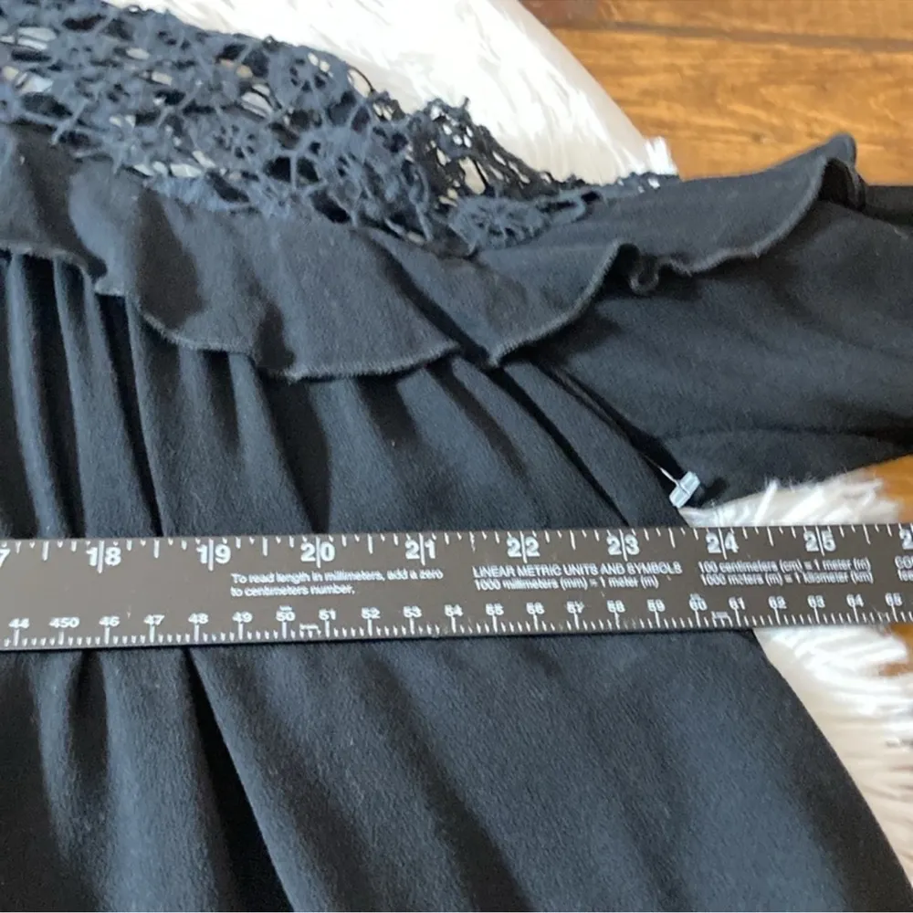 Free People Little Bit Of Love Lace Inset Blouse - Image 11