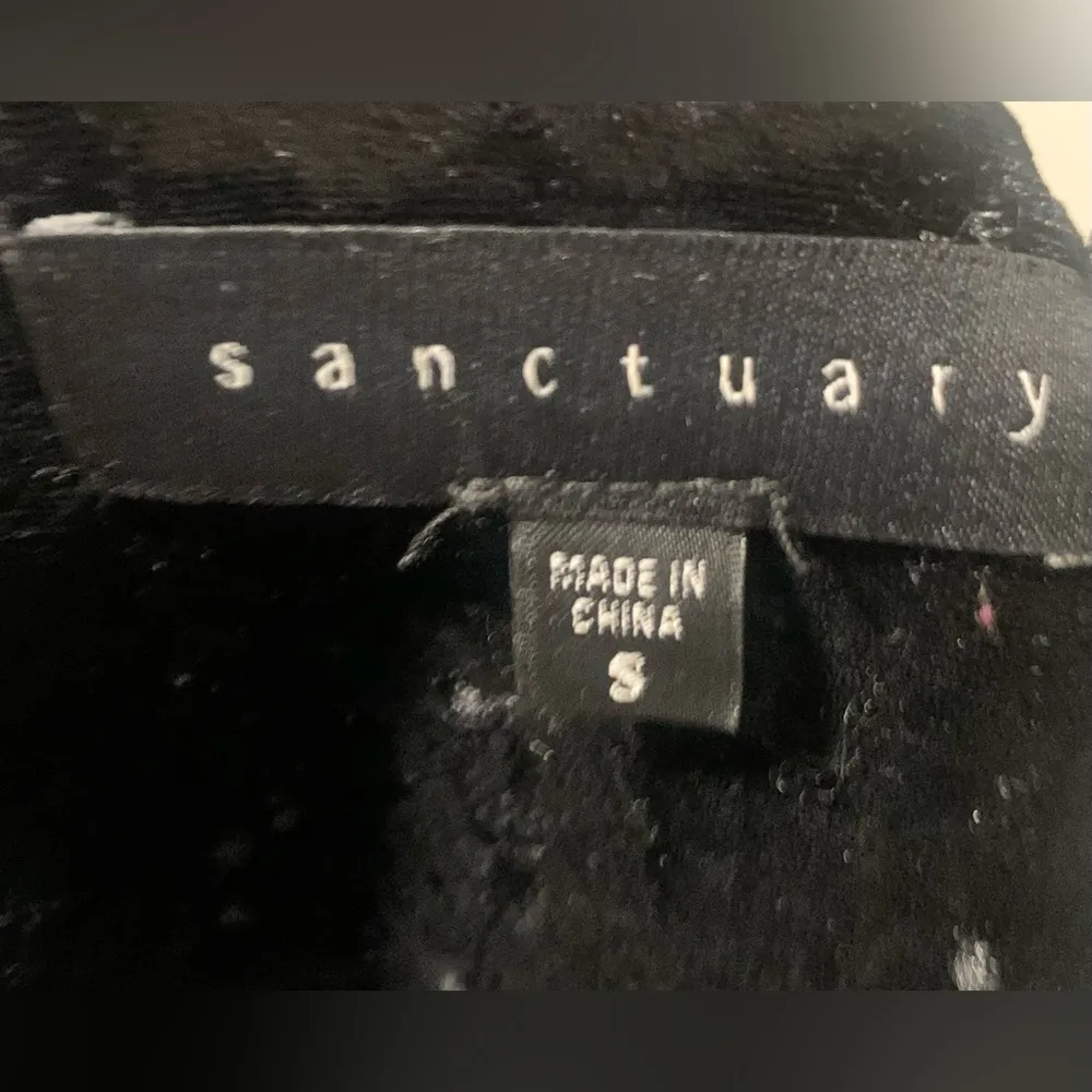 Sanctuary Black Velvet Blazer - Image 6