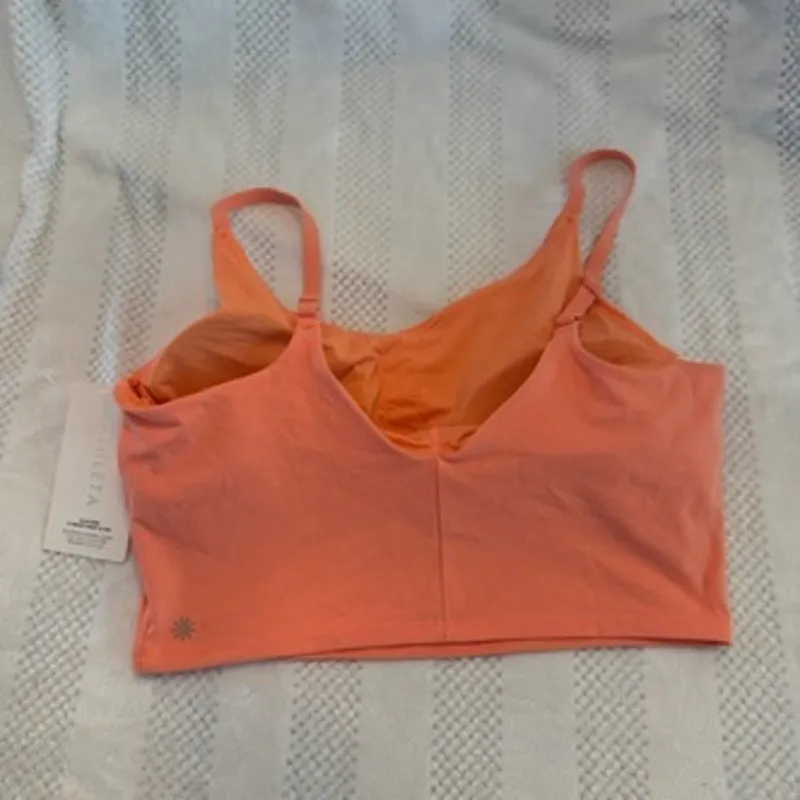 nwt new athleta elation v-neck crop tank top size large - Image 3