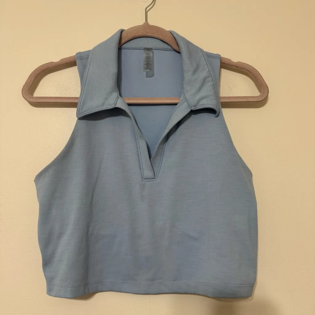 Beyond Yoga Heather Ribbed Prep Cropped Tank - Image 2