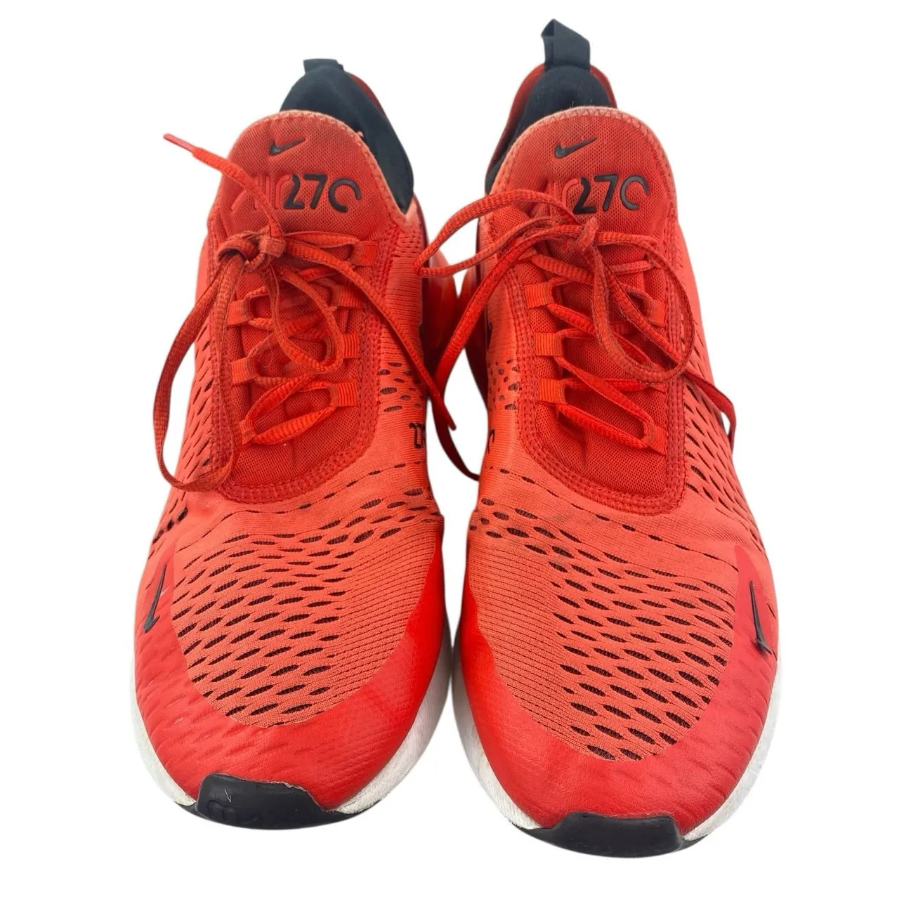 Nike Air Max 270 Habanero Men's Red Lace Up Low Top Athletic Sneakers Shoes 12 - Image 2