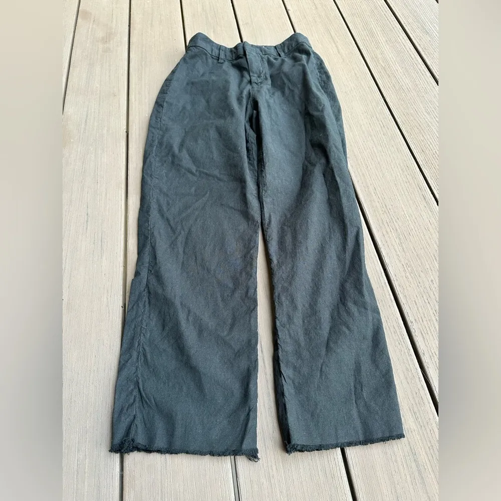 Frank and Eileen KINSALE Black, Italian Performance Linen pants size 0 - Image 8