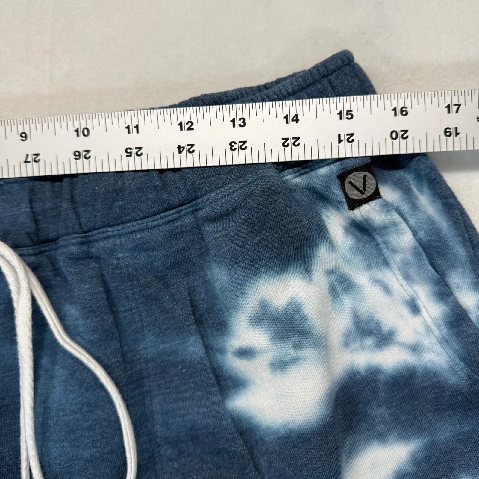 LIVI Tie Dye Lounge Pants Comfy Casual Sweatpants Blue White Women's Size 14/16 - Image 2