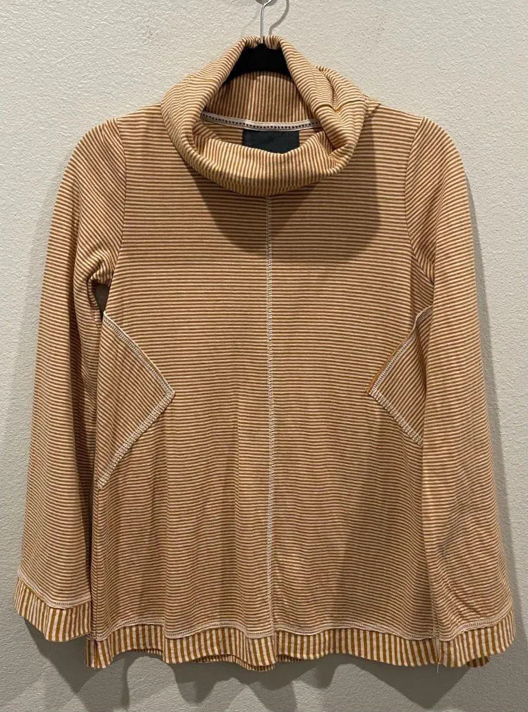 Maeve Tai Cowl Neck Stripe Sweater - Image 5
