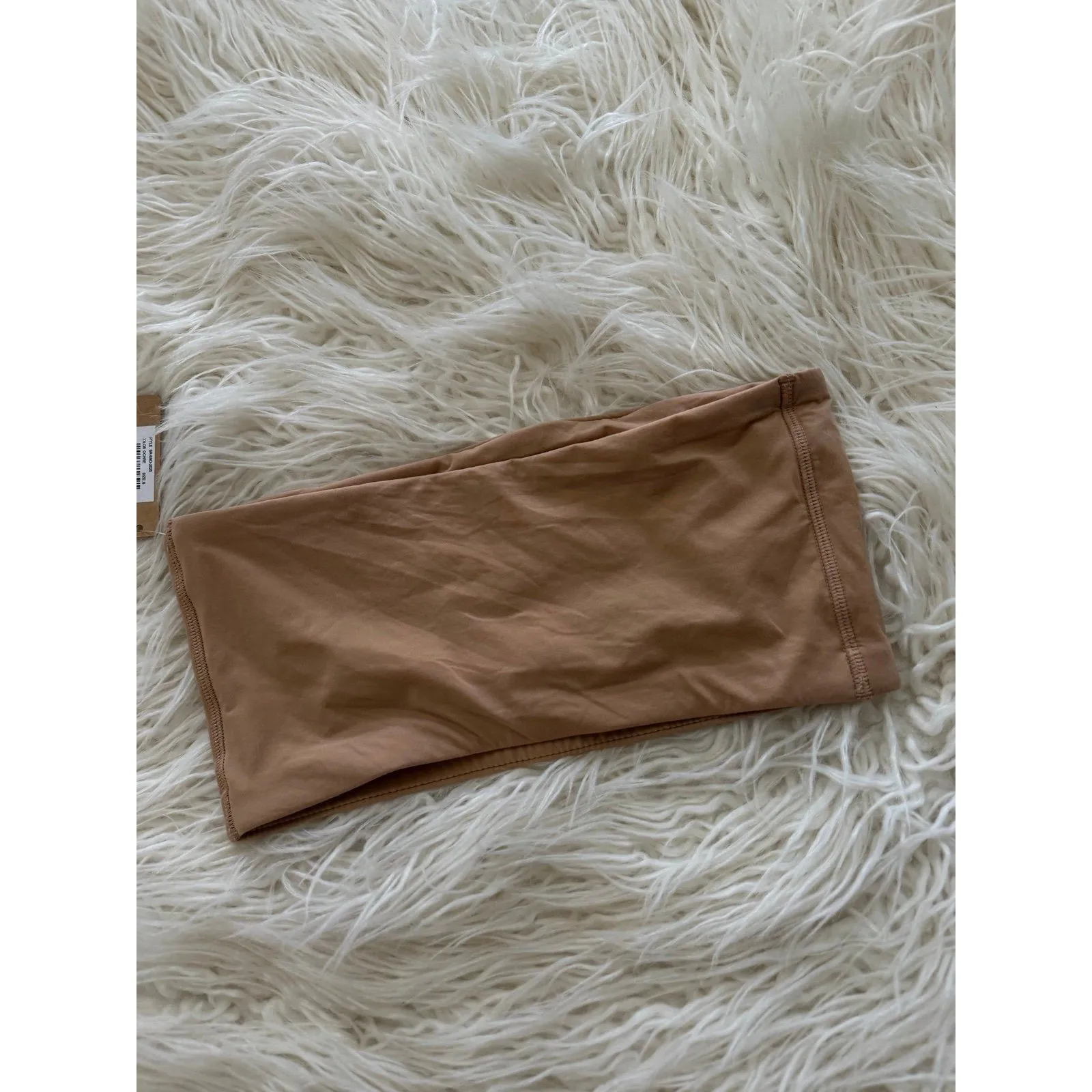 Skims Fits Everybody Bandeau Ochre Size Small - Image 5