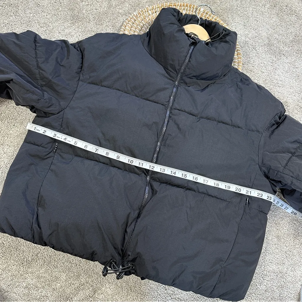 Zara Women’s ComfortTemp Thermal Insulation Puffer Jacket Crop in Black L - Image 13