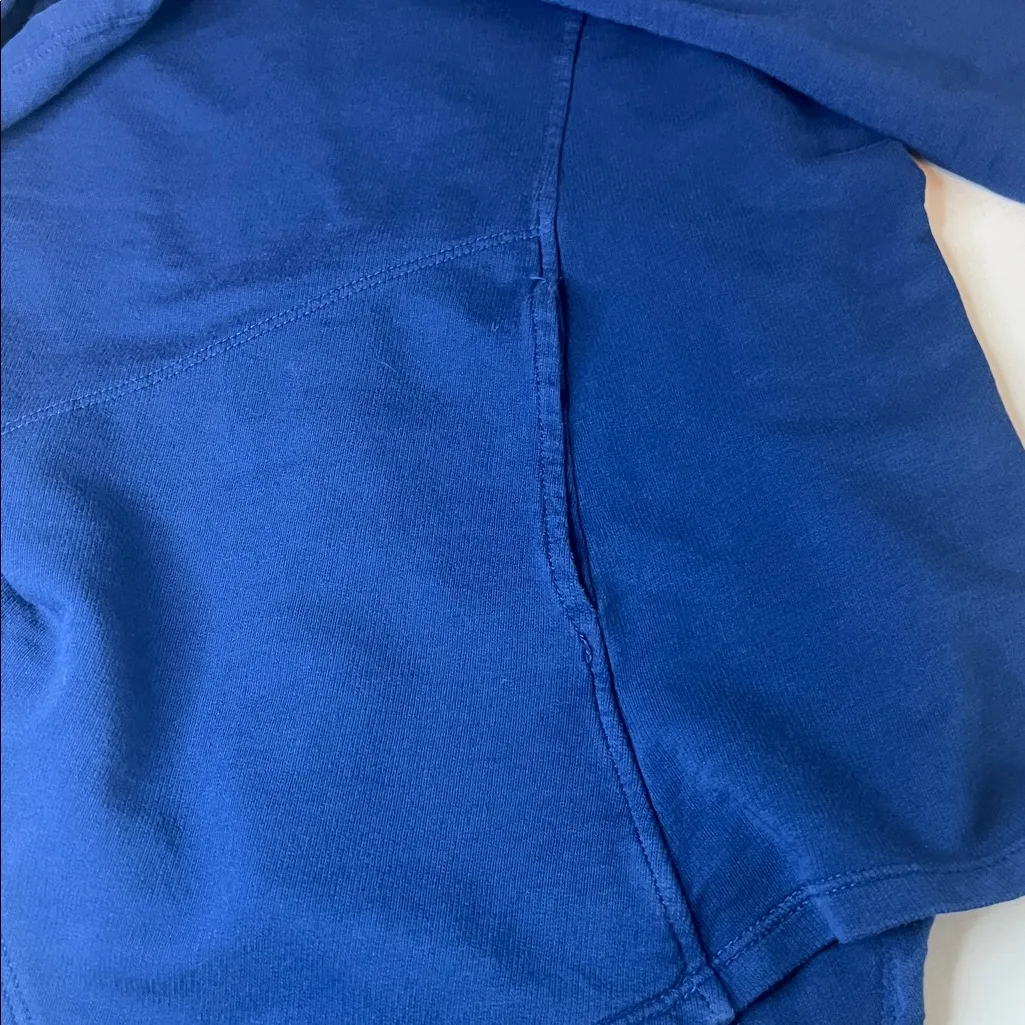 Splits59 Open Front Shawl Neck Cardigan Blue Size XS - Image 8