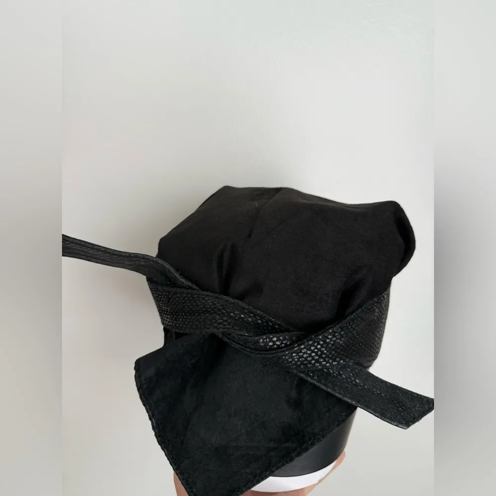 Unisex Black suede and snakeskin - Image 11