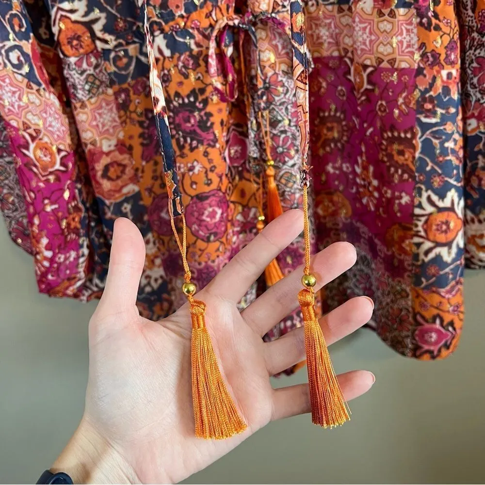 ✨ Forever 21 Women’s Pink Orange Romper Small - Image 7