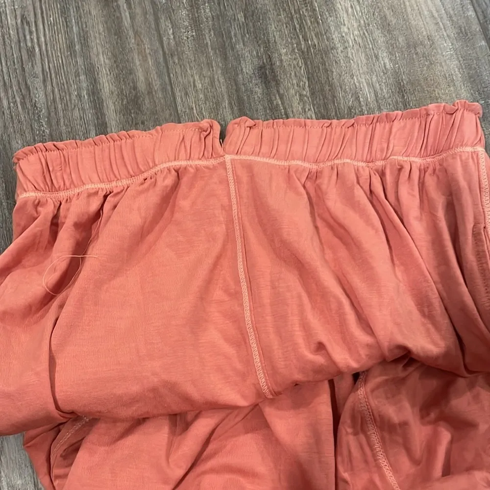 Free People Essential Pajama Pants Lipgloss Extra Small XS - Image 3