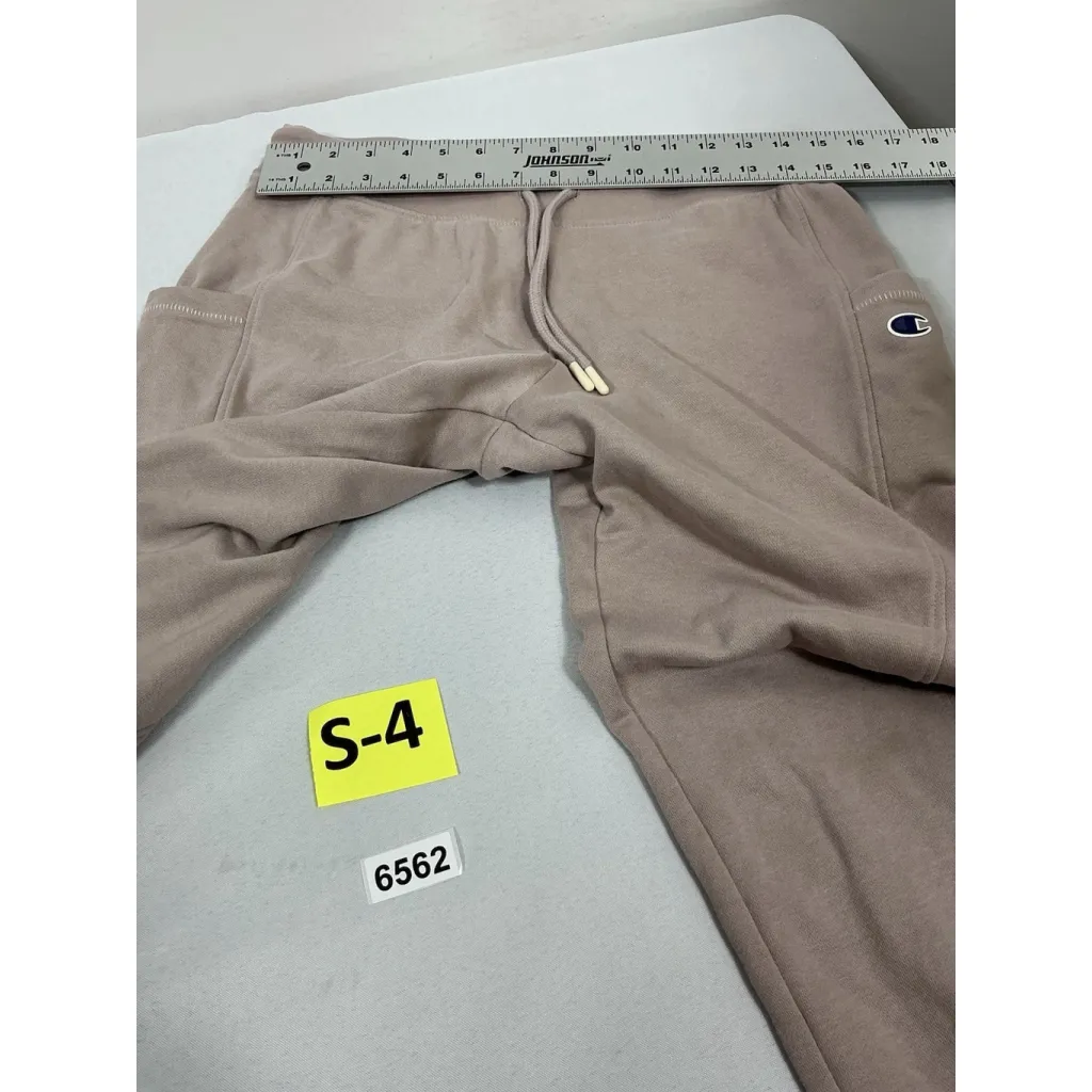 Womans Champion Pullon Athleticjogger Style Pants Small Mauve Side Pockets - Image 6