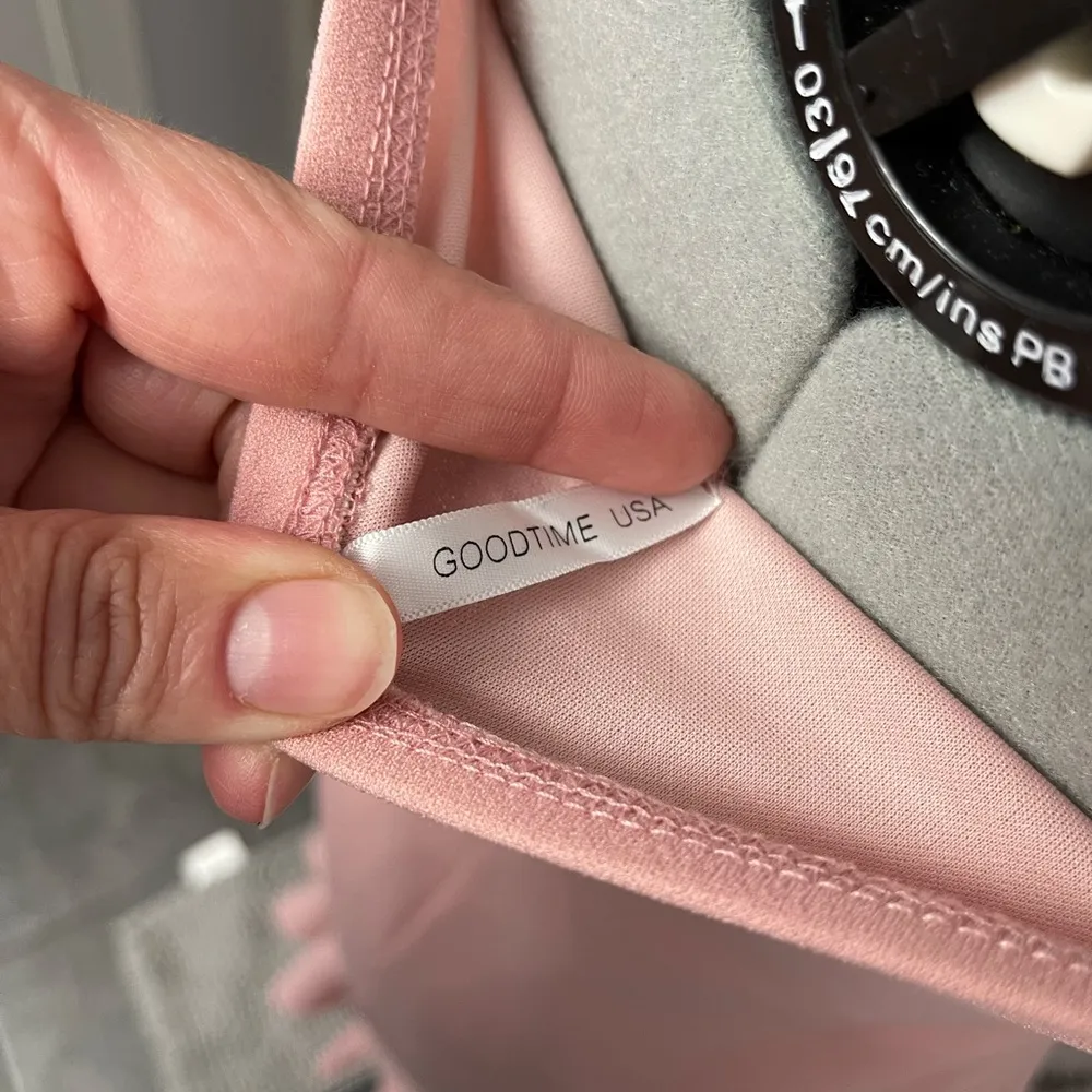 🖤GOOD TIMES PALE PINK STRAPLESS DRESS - Image 3