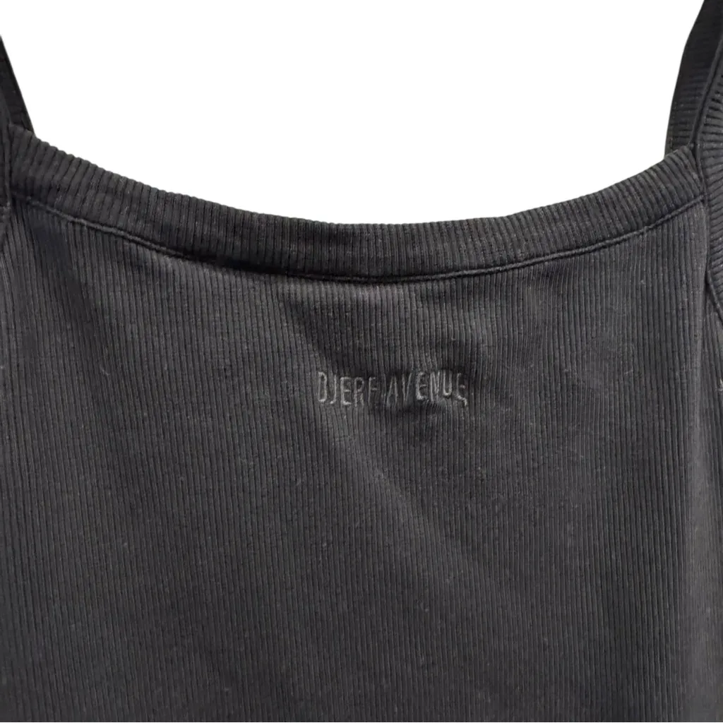 New! Djerf Avenue Daily Tank Dress Ribbed Black - Image 7