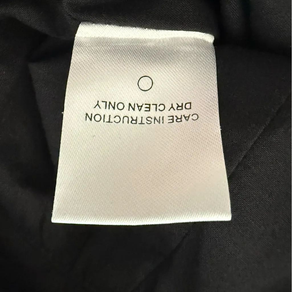 Lovers & Friends Octavia Crop Top Sweetheart Puff‎ Sleeve Ruched Black Womens XS - Image 6