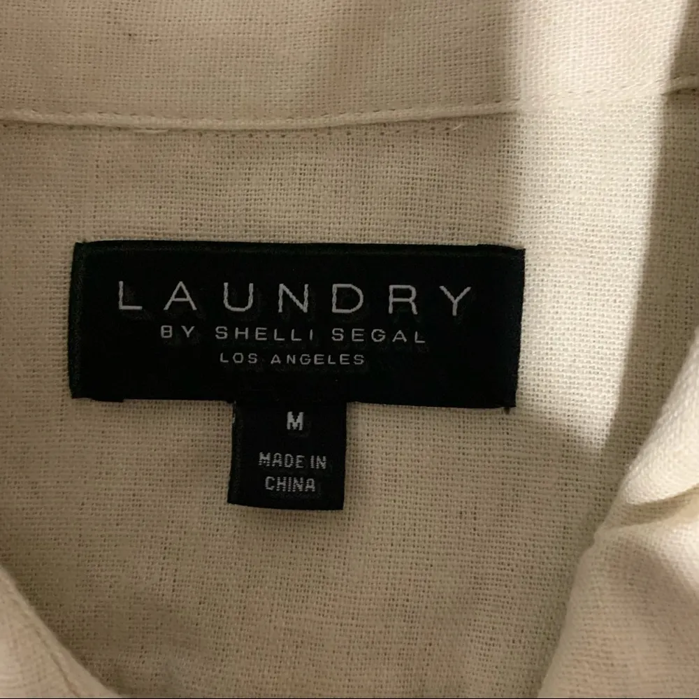 Laundry by Shelli Segal linen jacket size medium - Image 5
