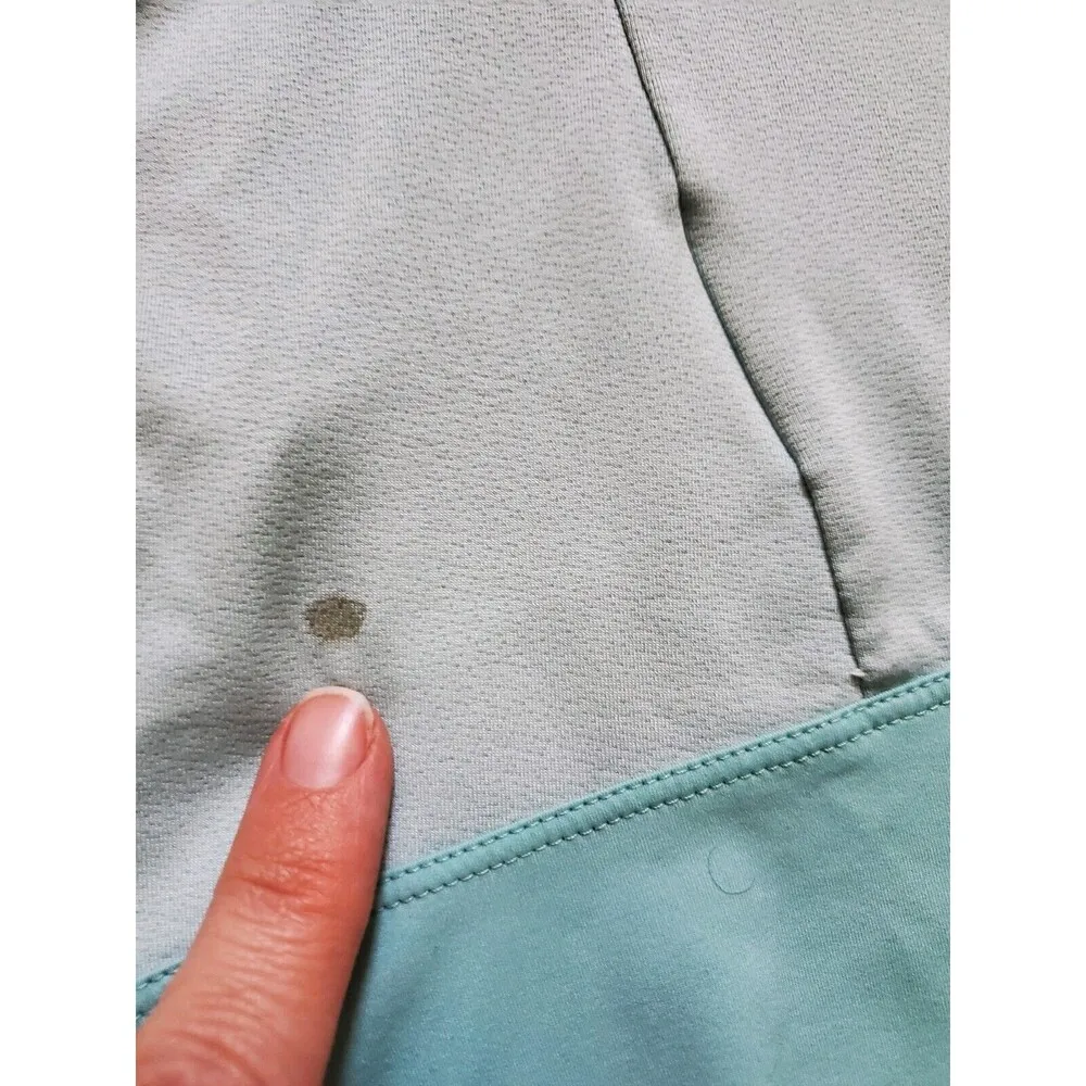 Arc'teryx Performance Shirt Women Medium Teal V Neck Active Running FLAWS READ - Image 7