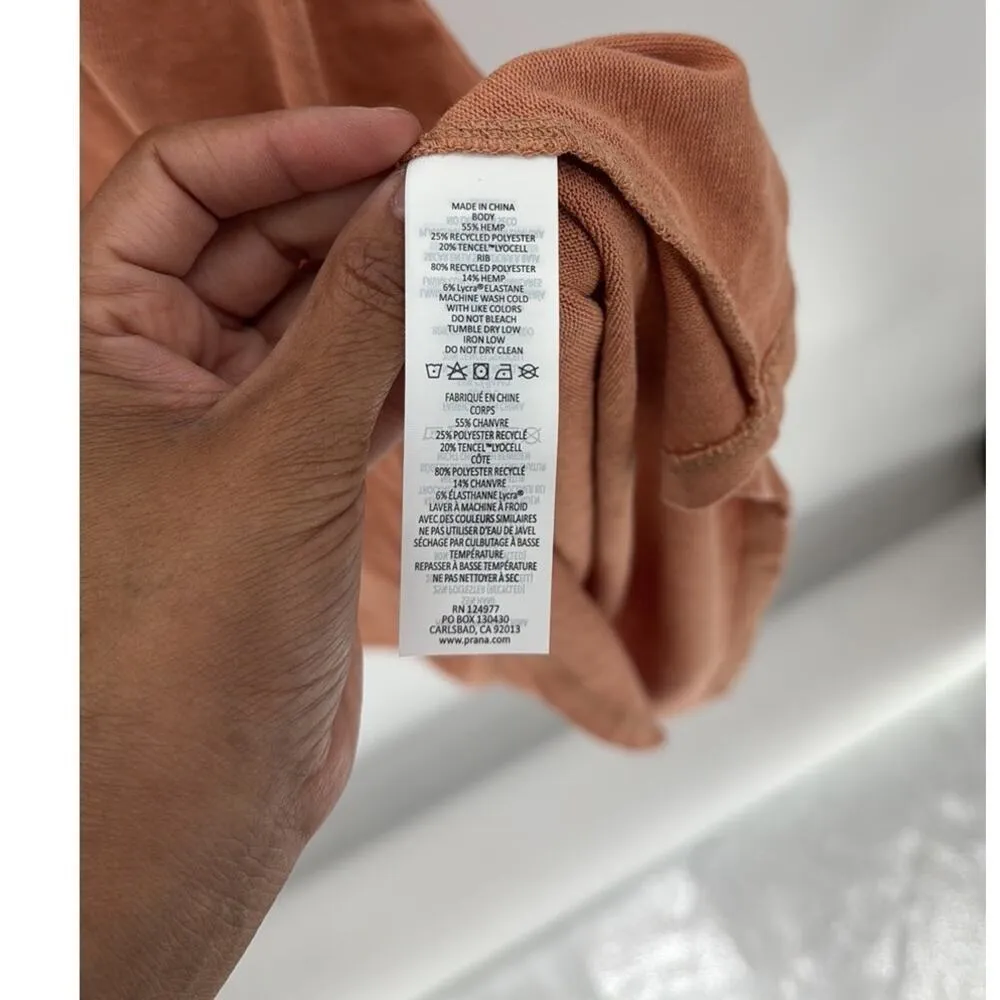 prAna Cozy Up Bayjour Dress size XL pockets sleeveless pink sand Gorpcore casual - Image 6