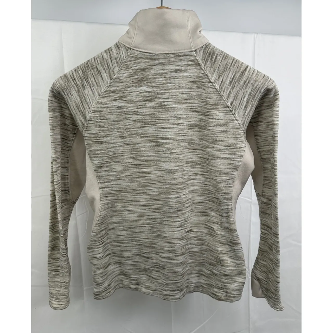 Columbia 1/2 Zip Womens Sweater Beige Tan Size S Activewear Outdoors‎ Hike Warm - Image 7