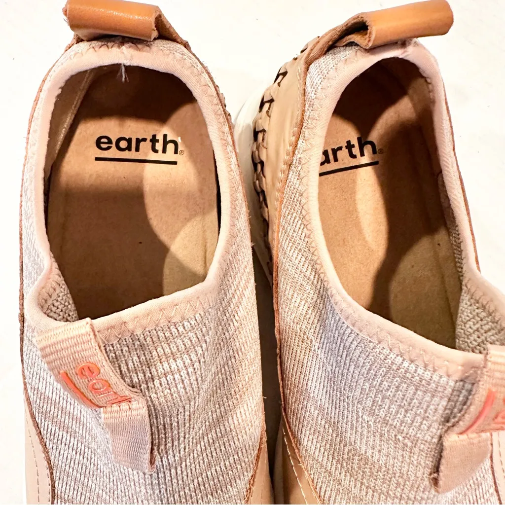 Earth Journey Ramble Leather Mesh‎ Sneakers Women's 8.5 Blush Metallic Rose NWOT - Image 3