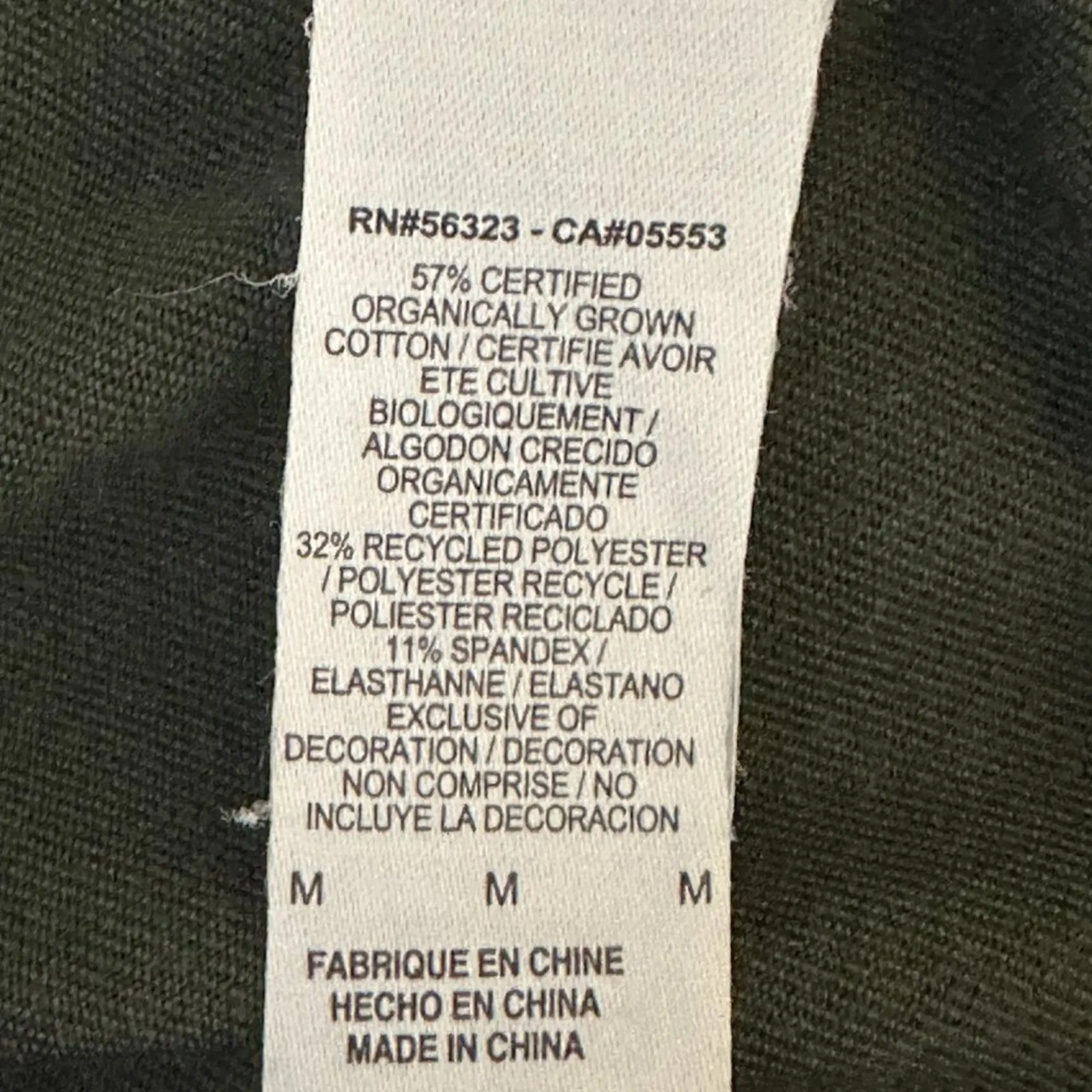 Nike Leggings Womens M Green Organic Cotton Mid Rise Athleisure Clean Girl Gym - Image 7