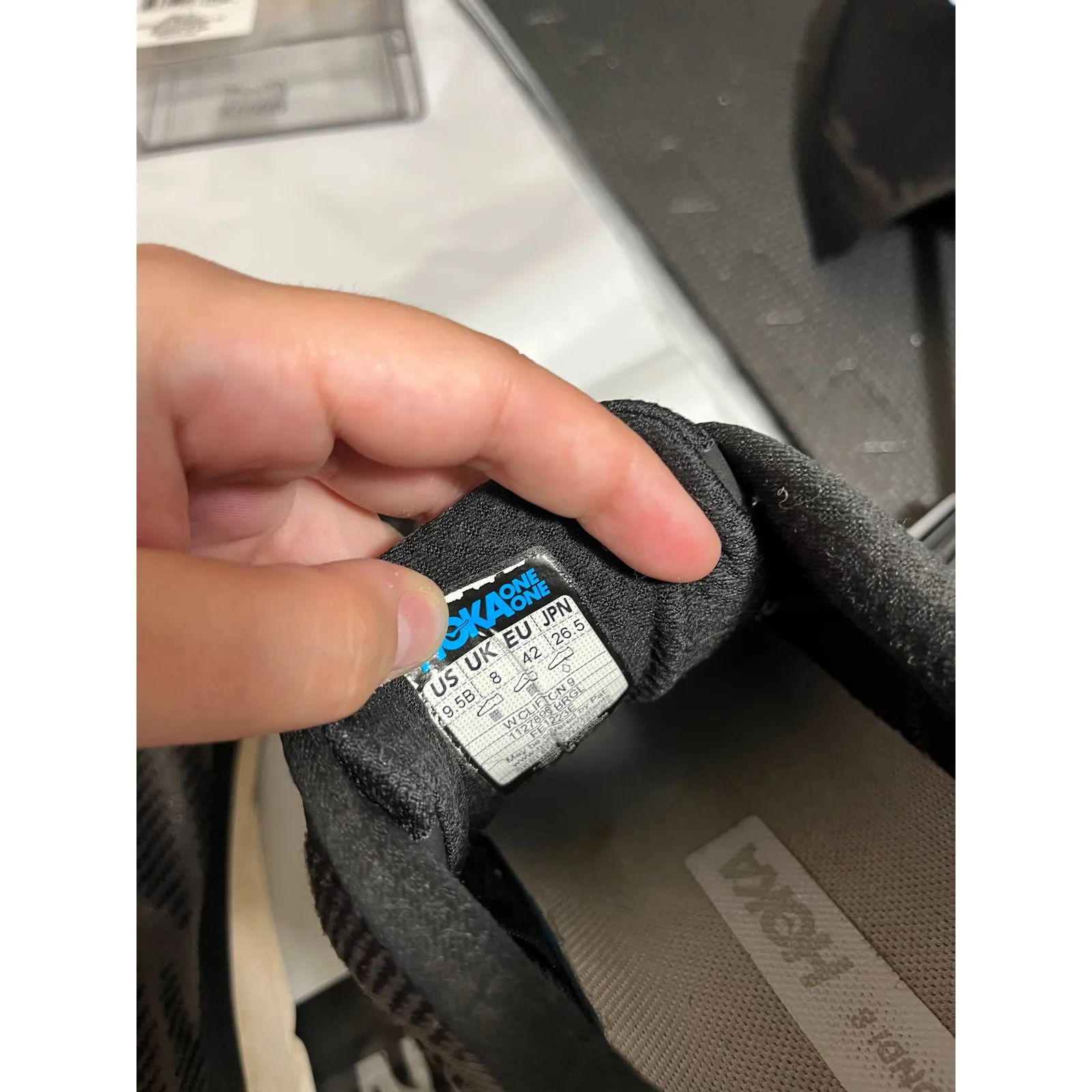 Hoka One Clifton 9 1127896 Black Copper Women's Running‎ Shoes Sneakers Size 9.5 - Image 8