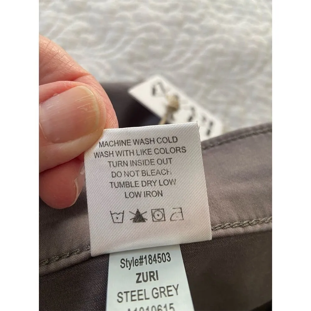 Lila Ryan Zuri Tapered Flat Front Trouser Steel Grey  Size 0 Casual - Image 5