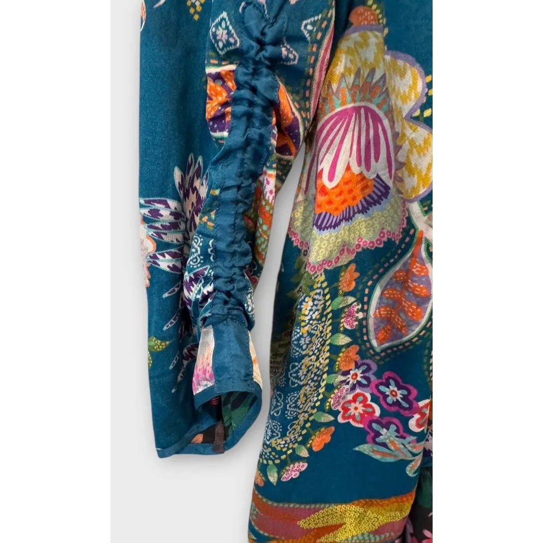 Johnny Was  Lapham Ryder Reversible Coat Size Small - Image 11