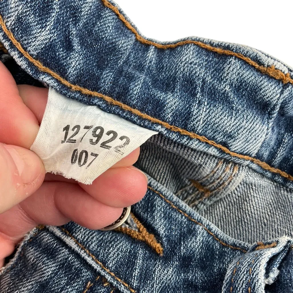 Carhartt Womens Blue Denim Bootcut Jeans 29” 7/8 Mid Rise Casual Workwear Durabl - Image 4