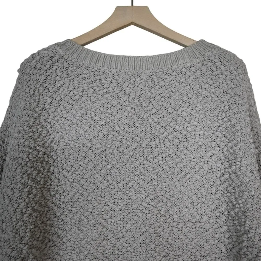 Umgee Womens M Dolman Sleeve Longline Textured Sweater - Image 4
