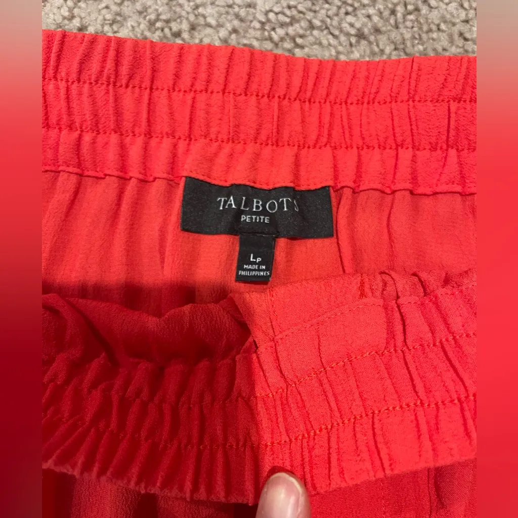 TALBOTS Trending Button Front Drawstring Peasant Midi Skirt - Image 3