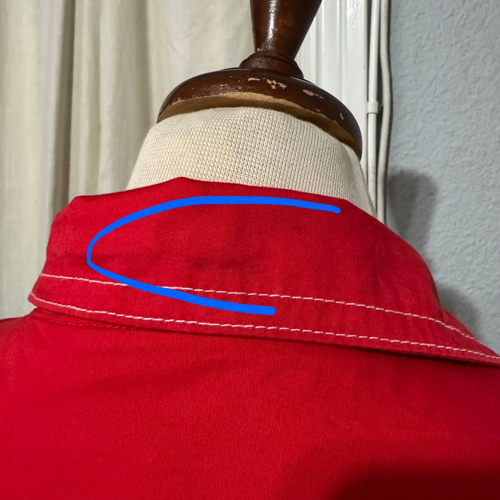 Activology Women Athletic Red Full Zip Jacket Contrasting Stitching Sz 1X Cotton - Image 10