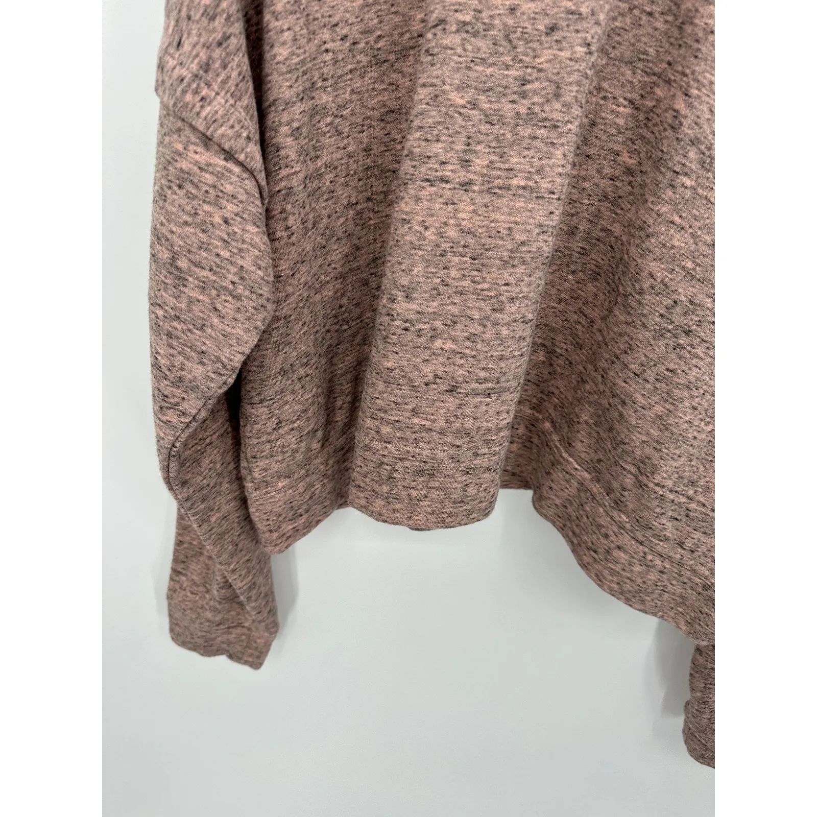 Under Armour Pink Loose Fit Quarter Zip Pullover Hoodie Women's Size Large L - Image 3