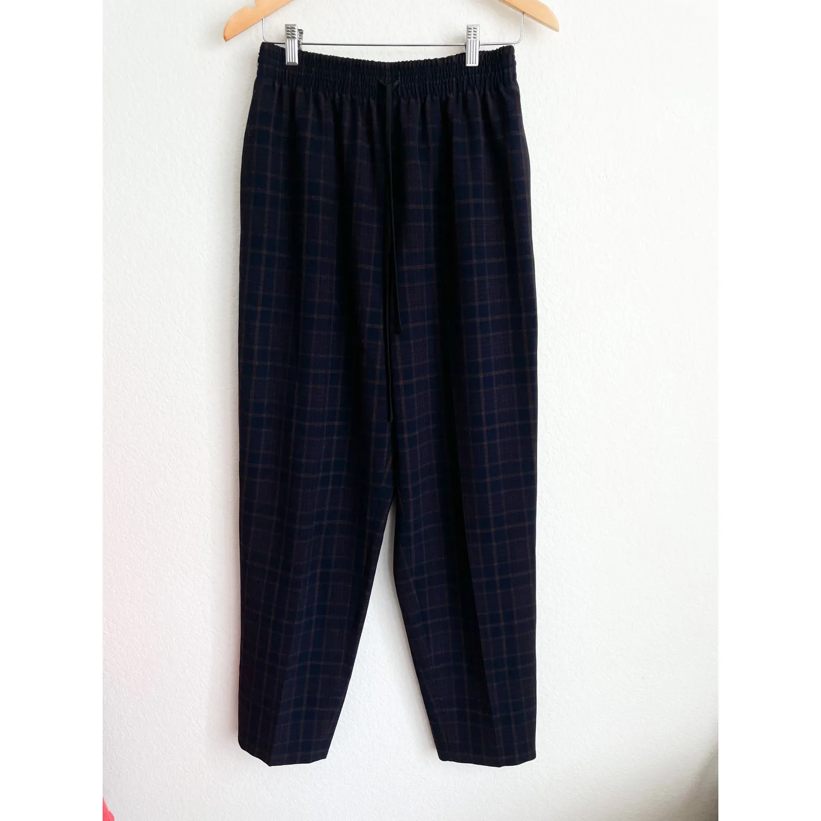 WILFRED ARITZIA Plaid Slim Trouser Pants - Image 5