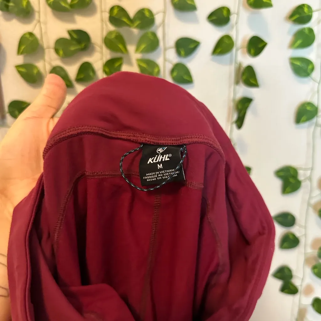 Women’s Kühl Leggings Burgundy/pink Color Size Medium - Image 5